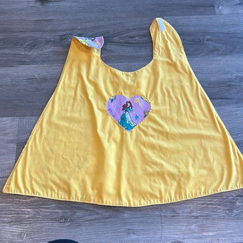 Homemade Disney princess cape with Velcro